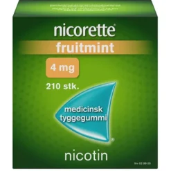 Nicorette nikotintyggegummi fruitmint