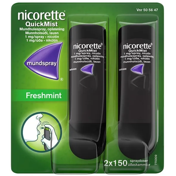 Nicorette quickmist freshmint mundspray