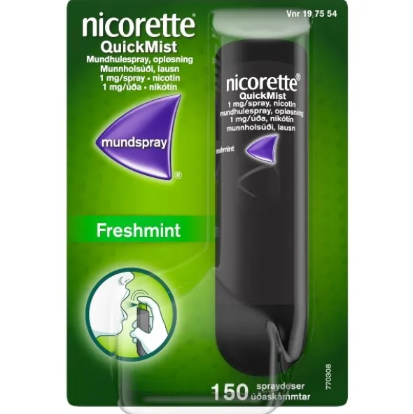 Nicorette quickmist freshmint mundspray