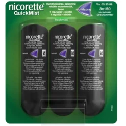 Nicorette quickmist freshmint mundspray