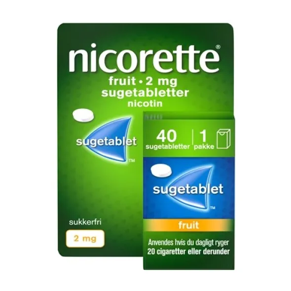 Nicorette sugetabletter fruit