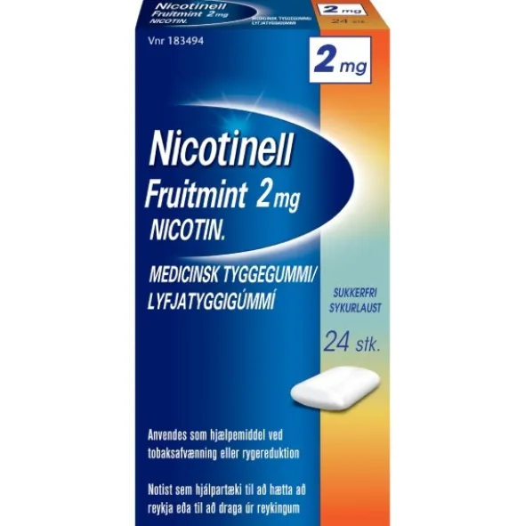 Nicotinell tyggegummi fruitmint