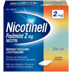 Nicotinell tyggegummi fruitmint