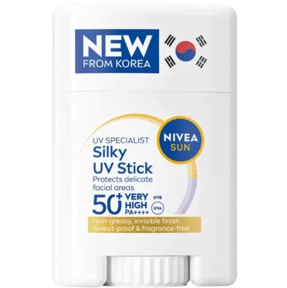 NIVEA Sun silky UV stick SPF50+
