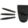Njord eyebrow tweezer set black