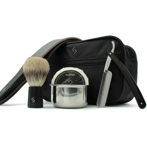 Njord straight razor starter set