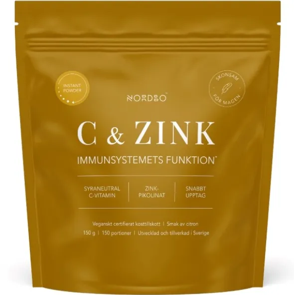NORDBO C-vitamin & zink