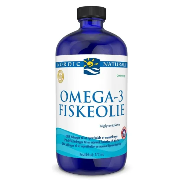 Nordic Naturals Omega-3 fiskeolie lemon