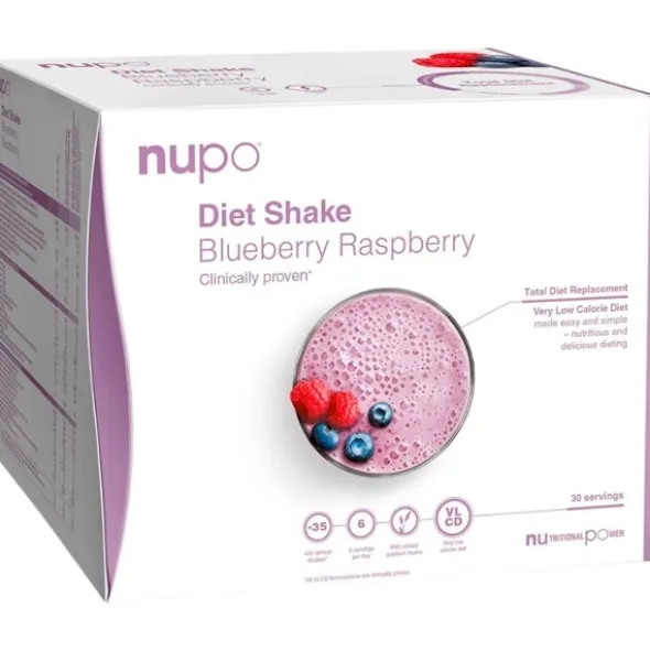 Nupo Diet shake blueberry raspberry