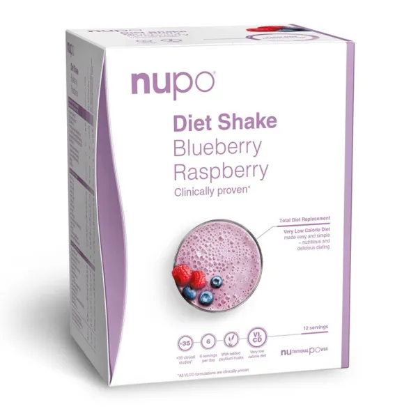 Nupo Diet shake blueberry raspberry