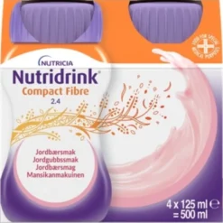 Nutridrink Compact Fibre jordbær