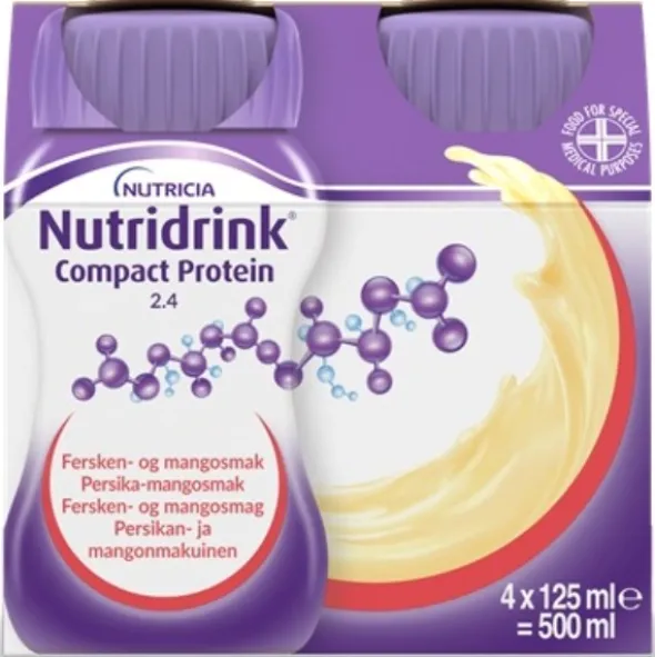 Nutridrink Compact Protein fersken/mango
