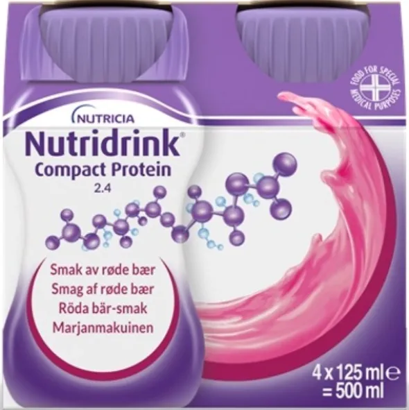 Nutridrink Compact Protein røde bær