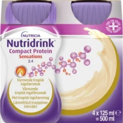 Nutridrink Compact Protein Sensations hot tropisk ingefær