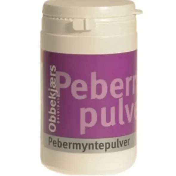 Obbekjærs pebermynte pulver