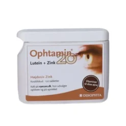 Ophtamin 20 lutein + zink tabletter