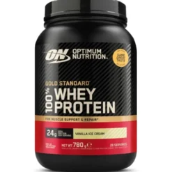 Optimum Nutrition gold standard 100% whey protein vanilla ice cream