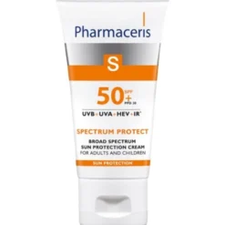 Pharmaceris S broad spectrum sun protection cream spf50+