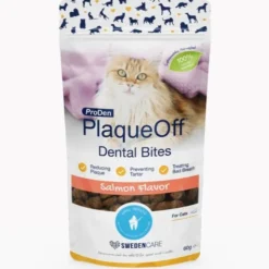 ProDen plaqueoff dental bites cat salmon