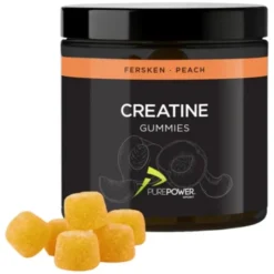 Pure Power creatine gummies peach