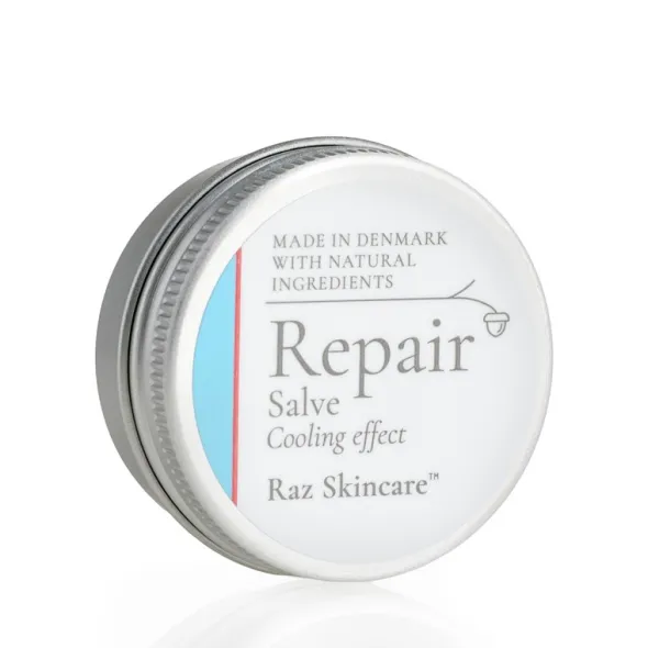 Raz Skincare repair salve cooling effect