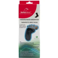 ReflexWear diabetes & comfort strømpe sort
