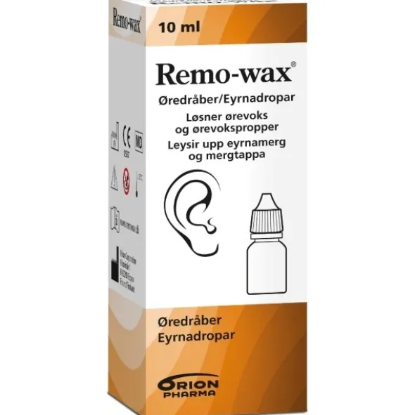 Remo-wax øredråber u/sprøjte