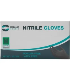 Safecare nitril handske sort m