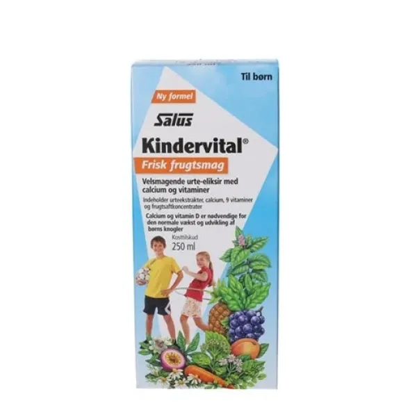Salus kindervital frisk frugtsmag