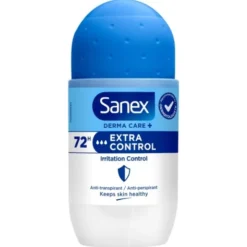 Sanex derma care+ extra control 72H deo roll-on