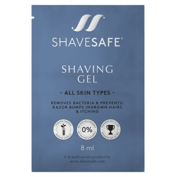 Shavesafe shaving gel travel