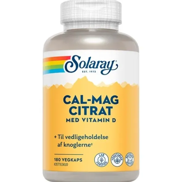 Solaray cal-mag citrat + d-vitamin