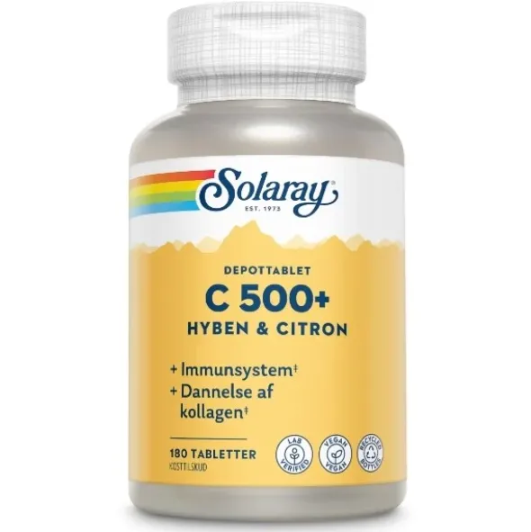 Solaray c500+ hyben & citron