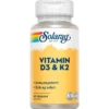 Solaray vitamin d3 & k2