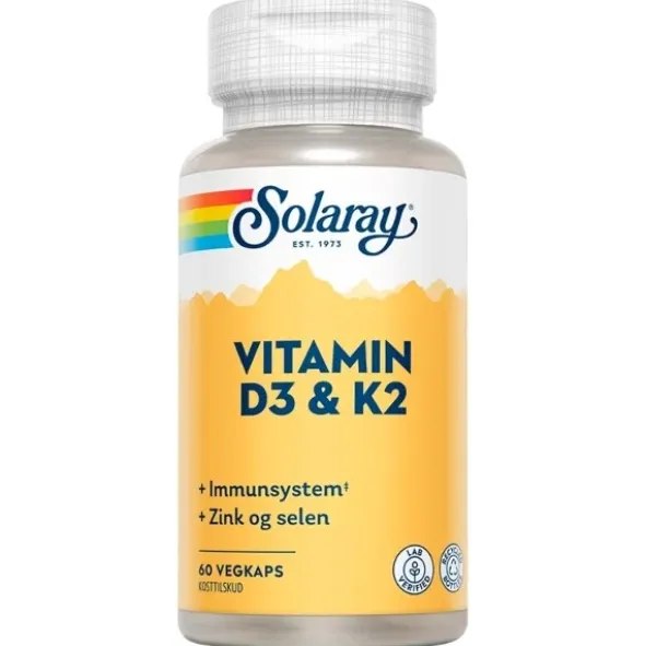 Solaray vitamin d3 & k2