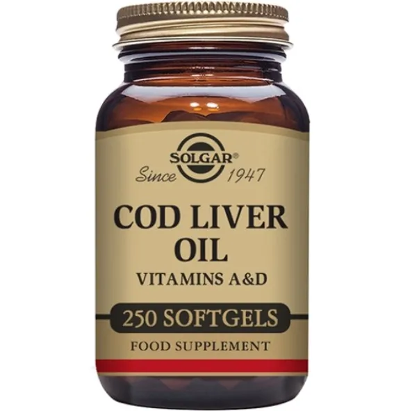 Solgar norsk levertran olie