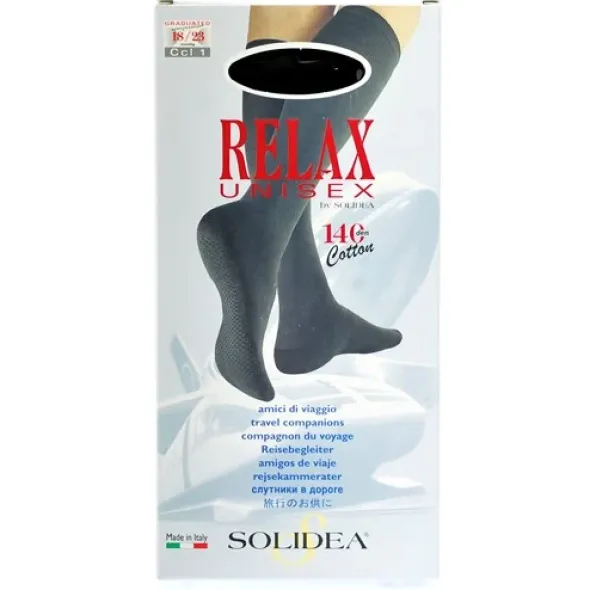 Solidea relax unisex cotton 140d sort
