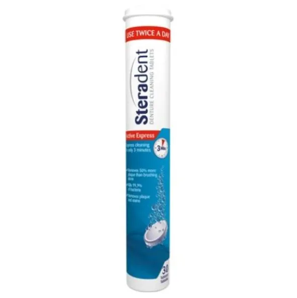 Steradent activ plus brusetabletter