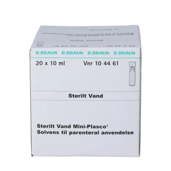 Sterilt vand mini-plasco
