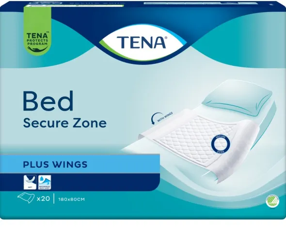 TENA bed secure zone plus wings