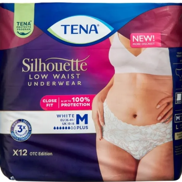 TENA Silhouette plus hvid str. M