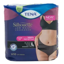 TENA Silhouette plus sort str. L