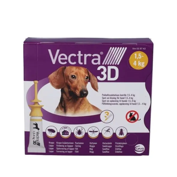 Vectra 3D hund 1,5 - 4 kg