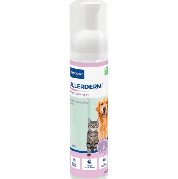 Virbac allerderm foam cleanser