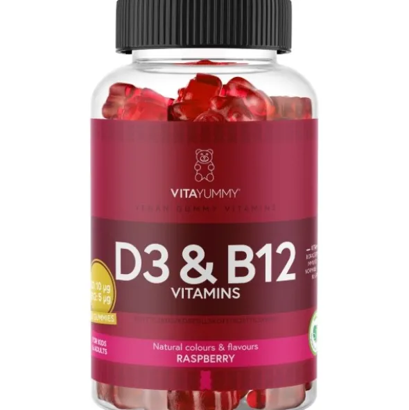 Vitayummy D3 & B12 vitamins raspberry