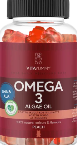 VitaYummy omega 3 peach