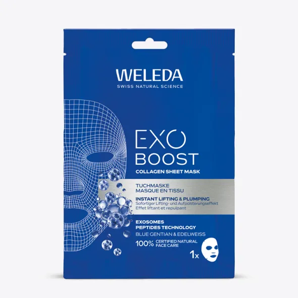 Weleda Exo boost collagen sheet mask