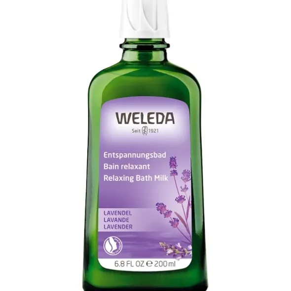 Weleda lavender relaxing bath milk