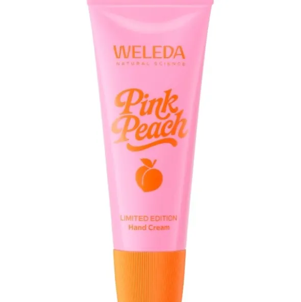 Weleda pink peach hand cream