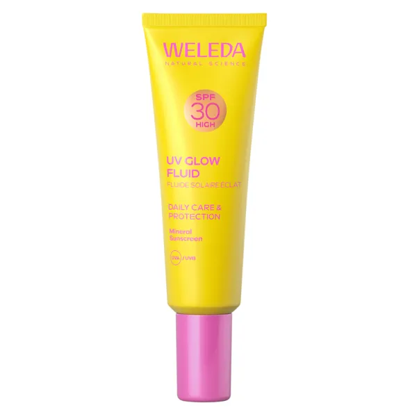 Weleda UV glow fluid daily care & protection SPF30